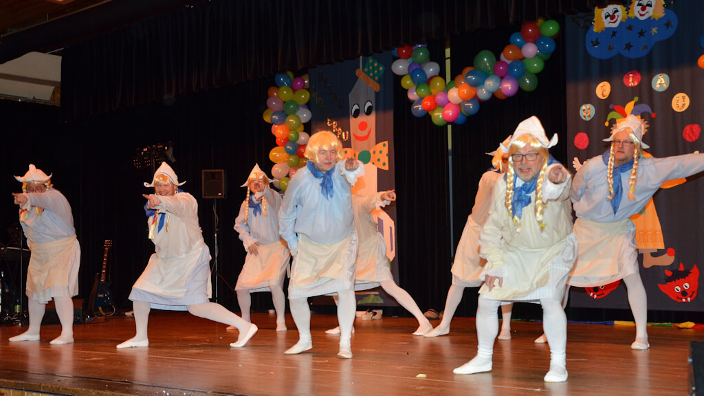 Pfarrfastnacht 2018: Das Männerballett